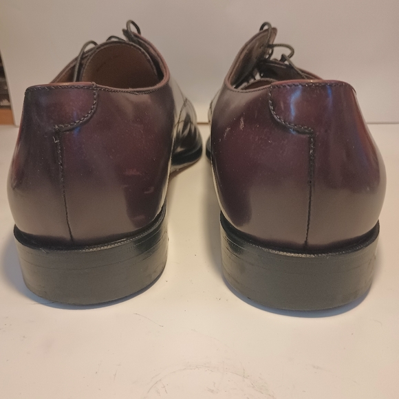 Cole Haan Men's Oxblood Red Cap Toe Oxford Dress Shoes Size 12 - Picture 6 of 12